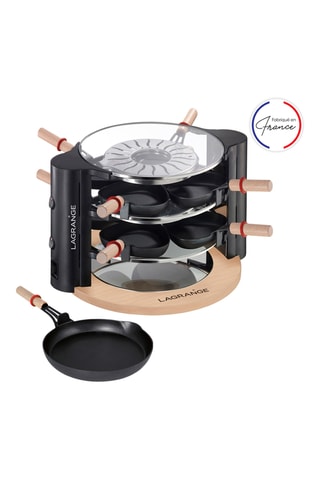 Appareil à raclette Evolution avec spatules en bois - 2 x 450 W