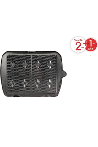 Plaques antiadhésives 4 gaufrettes