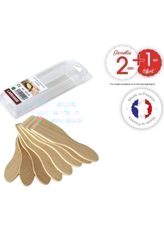 8 spatules en bois