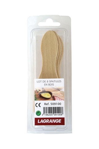 8 spatules en bois