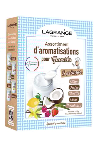 Assortiment de 5 aromatisations pour yaourt -  450 g