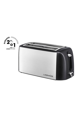 Grille-pain Naos 2 fentes - 1400 W - Gris