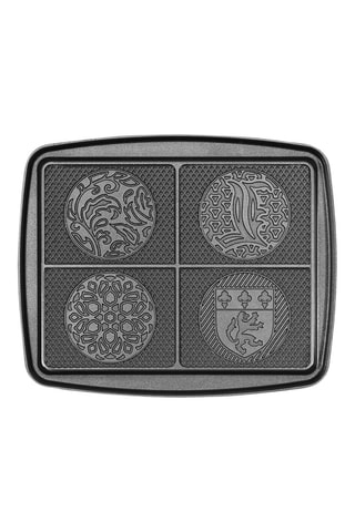 Jeu de plaques gaufrettes pour gaufrier - 2 plaques