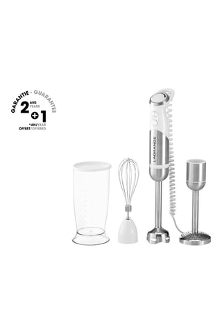 Mixeur plongeant - 1000 W - Argenté et blanc