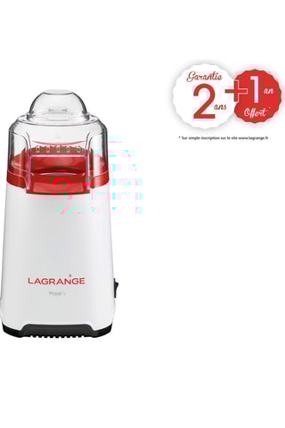 Appareil à popcorn Popp'y® - 1200 W - Rouge