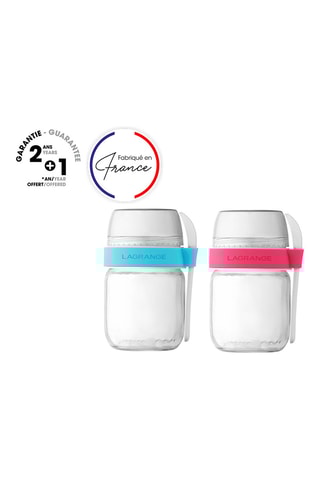 2 pots de yaourts compartimentés