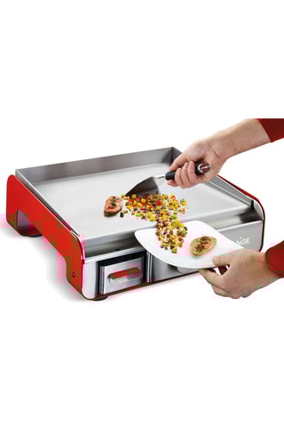 Spatule pour plancha en acier inoxydable