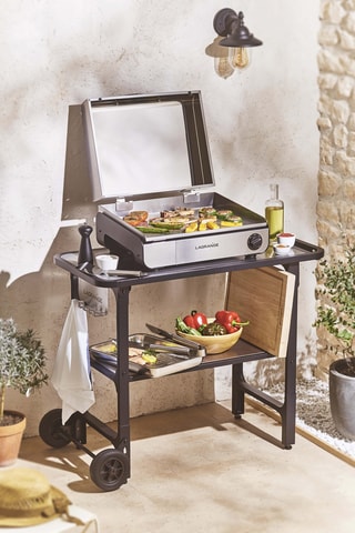 Desserte pliable pour Plancha Pro - 102 x 78,5 x 53 cm