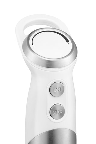 Mixeur plongeant avec 4 accessoires - 1000 W - Blanc