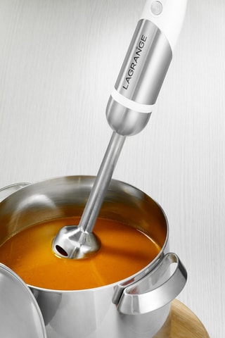 Mixeur plongeant avec 4 accessoires - 1000 W - Blanc
