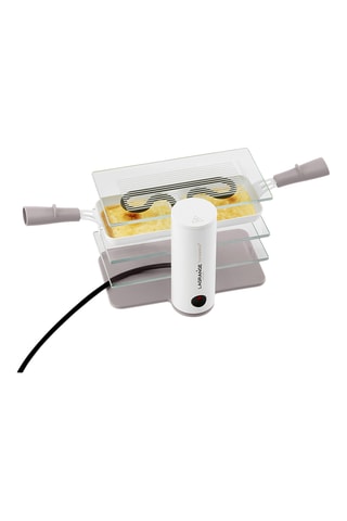 Appareil à raclette en verre 2 personnes Transparence® - 350 W