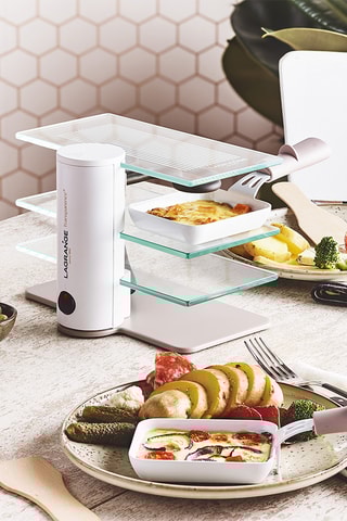 Appareil à raclette en verre 2 personnes Transparence® - 350 W