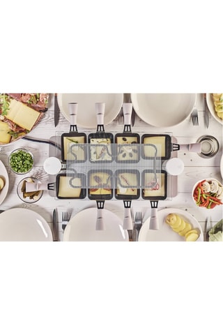 Appareil à raclette en verre 8 personnes Transparence® - 1000 W