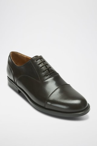 Leren Brogues Regular - Donkerbruin