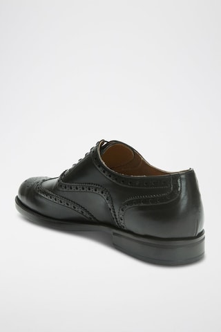 Leren Brogues Regular - Zwart