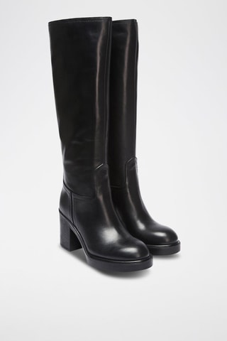 Leren Laarzen Tubular Regular - Zwart