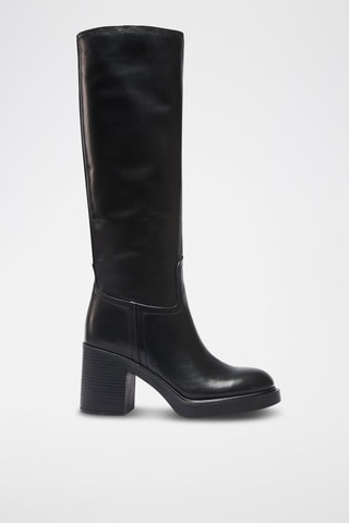 Leren Laarzen Tubular Regular - Zwart