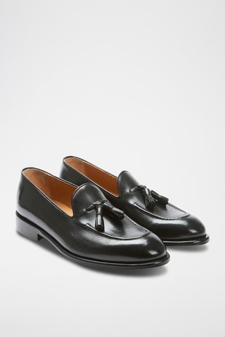 Leren Mocassins 
Zwart