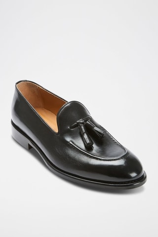Leren Mocassins 
Zwart