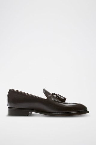 Leren Mocassins 
Donkerbruin