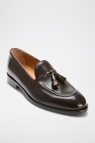 Leren Mocassins 
Donkerbruin