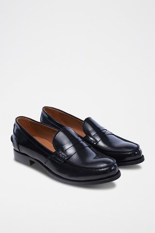 Mocassins em couro envernizado Preto - British Passport