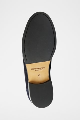 Lakleren   Mocassins Zwart - British Passport