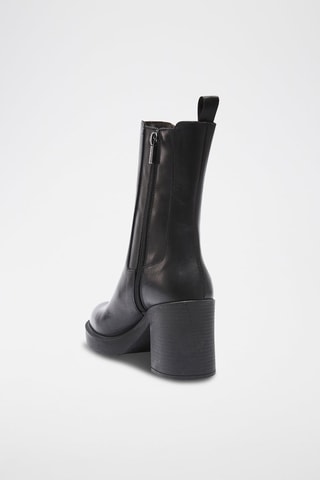 Leren Chelsea Boots Regular - Zwart