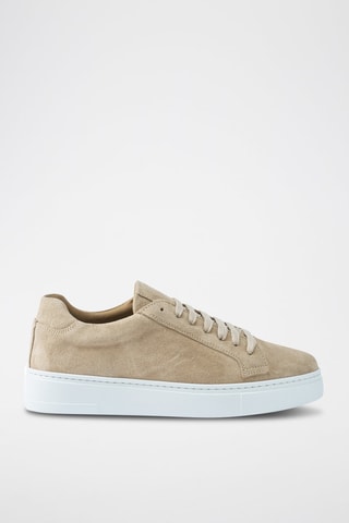 Nubuck Sneakers Regular - Beige