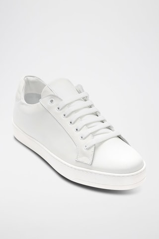 Leren   Sneakers Wit - British Passport