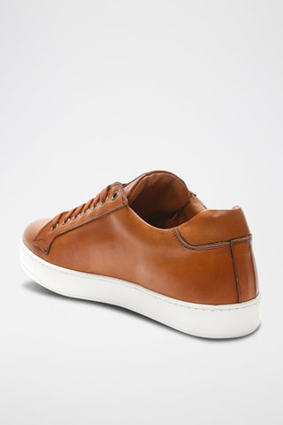 Leren   Sneakers Bruin - British Passport