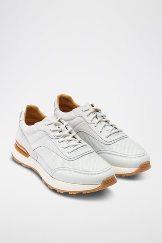 Leren Sneakers Regular - Wit