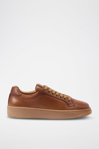 Leren Sneakers Regular - Camel
