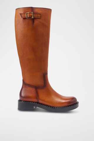 Leren Regular Laarzen - Camel