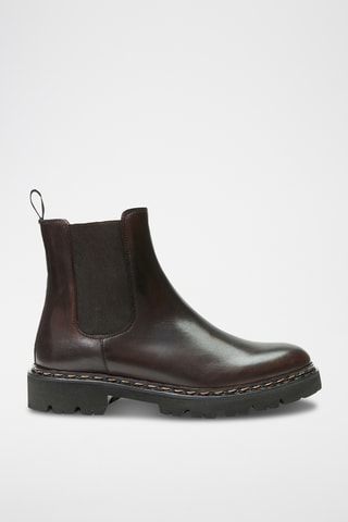 Leren Chelsea Boots Regular - Bruin
