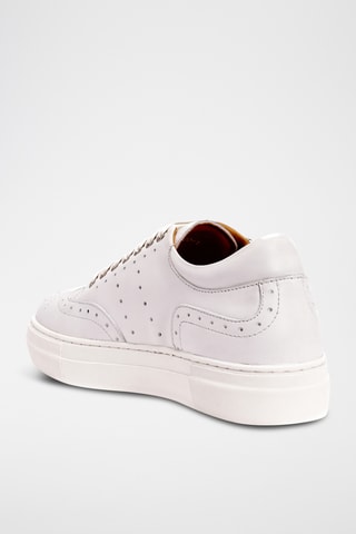 Leren Regular Sneakers - Wit