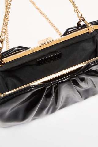 Sac porté épaule verni - Noir