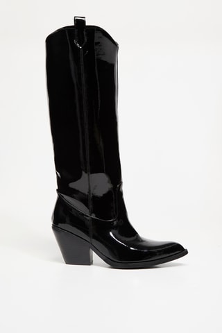 Bottes vernies - Noir