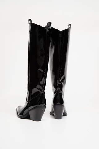 Bottes vernies - Noir