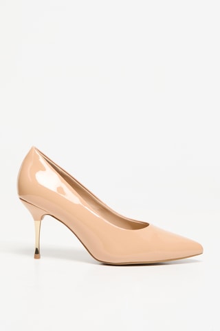 Escarpins vernis - Beige