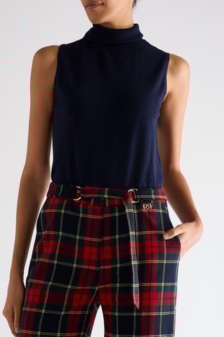 Pull sans manches - Bleu marine