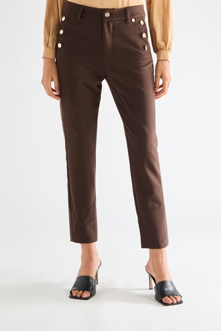 Pantalon 7/8 - Marron