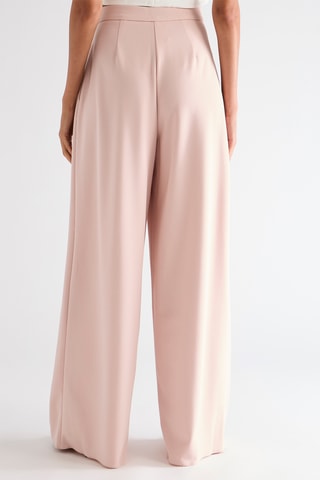 Pantalon taille haute - Rose poudré