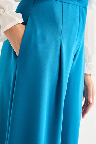 Pantalon palazzo - Bleu