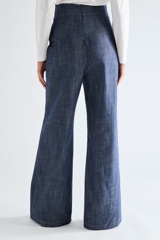 Jean taille haute - Bleu