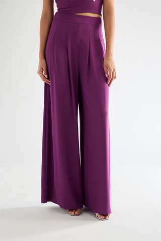 Pantalon palazzo - Violet