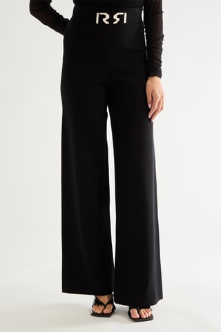 Pantalon taille haute - Noir