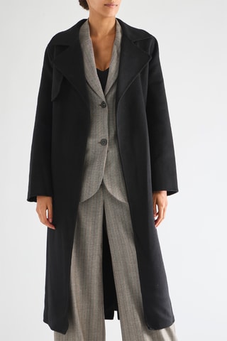 Manteau en laine - Noir