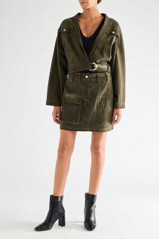 Veste en jean - Kaki
