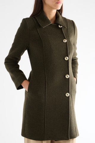 Manteau en laine - Kaki